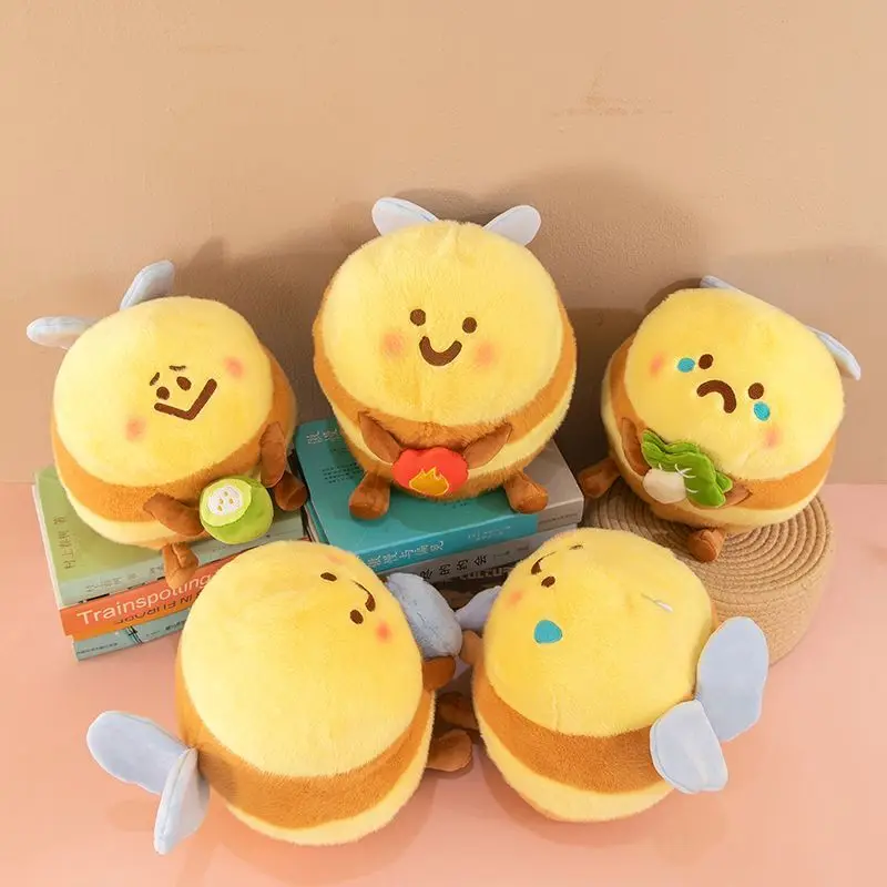 

Genuine Snotty Bear Bee Plush Toy Creative Fur Toy Cute Idea Bag Hanger Doll Bee Suitable As A Festival Gift For Your Partner
