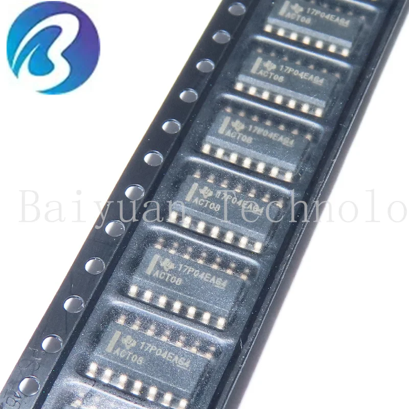 SN74ACT08DR,100PCS,IC GATE AND 4CH 2-INP 14SOIC