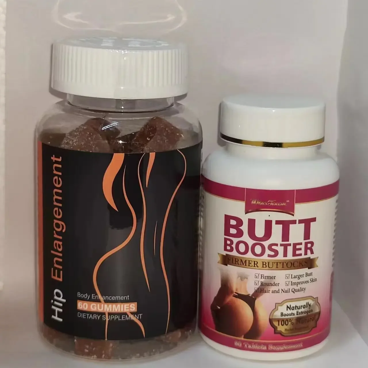 

1 set of big buttocks and buttocks lifting capsules soft candy firming buttocks lifting vitamin supplement health food