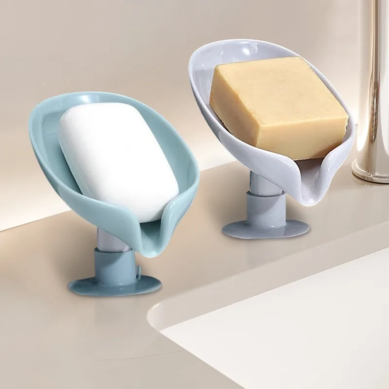 

1pcs Drain Leaf Shape Soap Saver - Self Draining Soap Dish, Extends Bar Soap Life, Keeps Soap Dry Self Draining Soap Dish