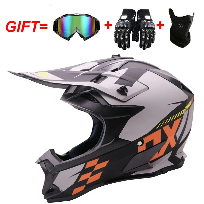 Fashion ABS material Full Face Off Road Downhill ATV motorcycle motocross helmet