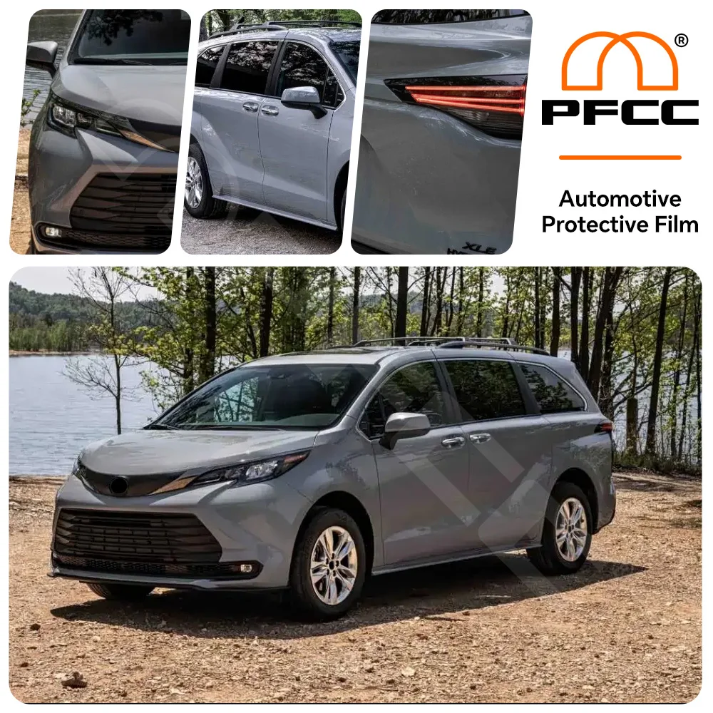 

9Mil TPU For Toyota Sienna 2022-2024 Paint Protection Film Pre-cut PPF Bra Car Body Bumper Anti-Scratch Clear Kit Resistant