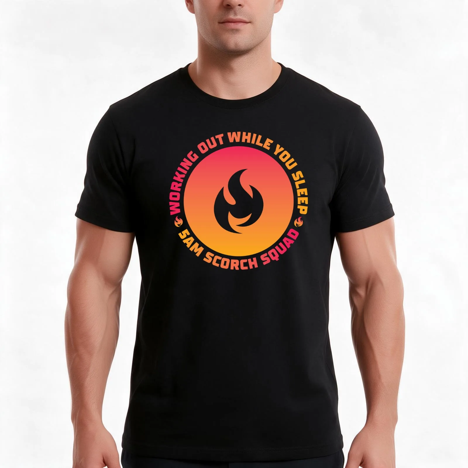 5am - Working Out While You Sleep T-Shirt, Summer Casual Cotton Tee, Oversized Streetwear Tops, Vintage Graphic Print