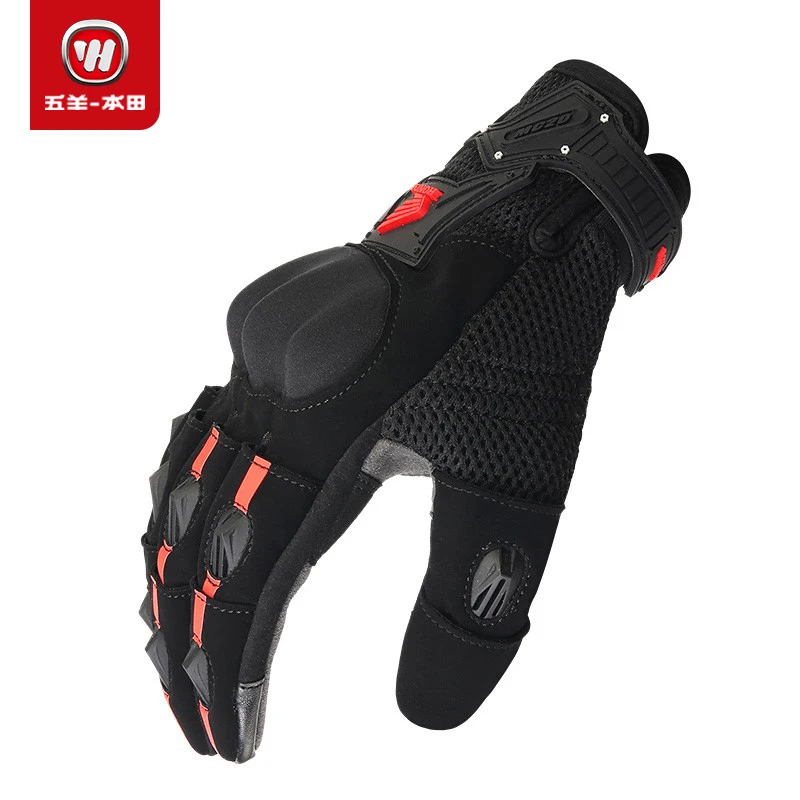 

Honda Motorcycle Gloves with Protection Summer Ventilation Wear-resisting Touchable Screen Night Reflection Riding Gear