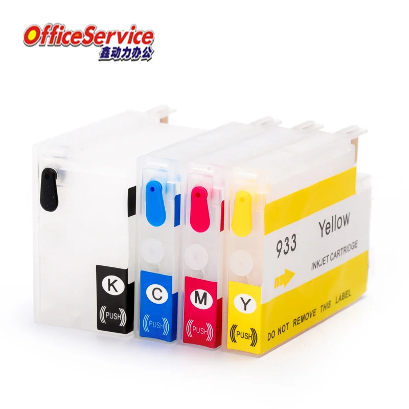 Refillable ink Cartridge For HP 932 933 932XL HP933XL  for Officejet 6100 6600 6700 7110 7610 7612 7510 7512 printer