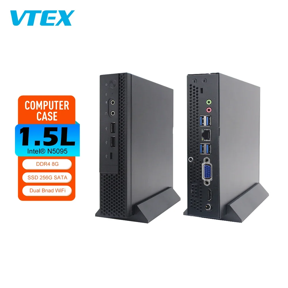 

Hot Sale Desktop Case Cpu Cabinet Computer Casing Pc Computer Cases Towers Mini Shell 1.5L Desktop Computer Case