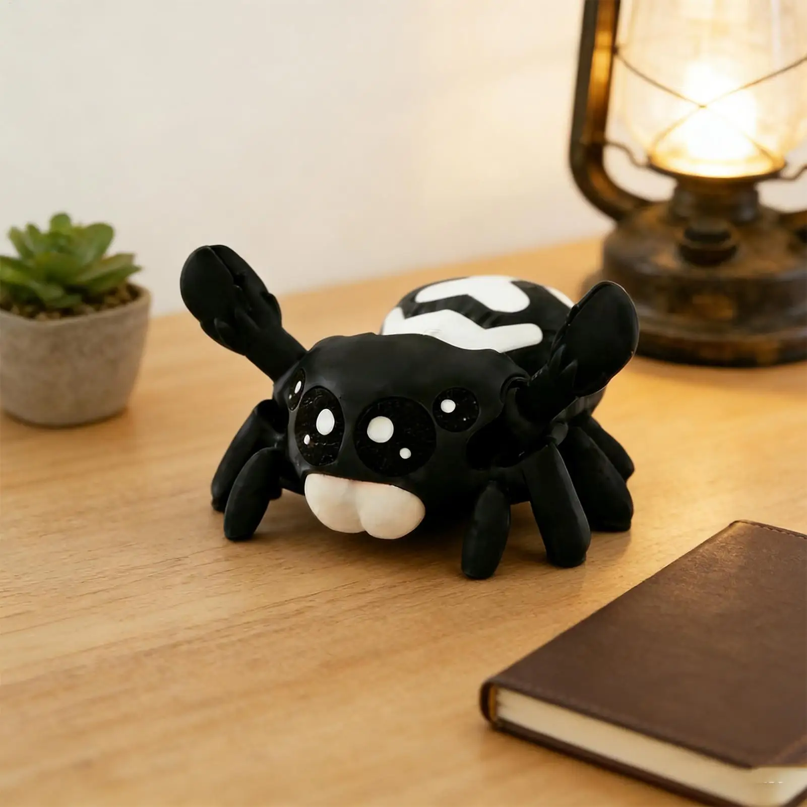 

Memo Clip Holder For Desk Magnetic Jumping Spider Fridge Decoration Photo Clip Stand For Home Office Students Homemakers