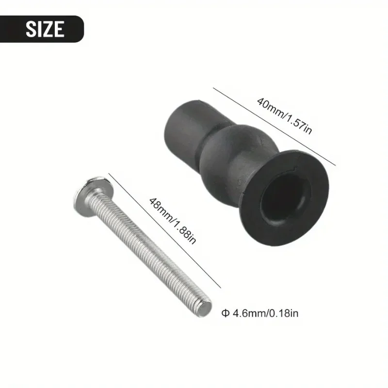 2Pcs Top Fix Toilet Seat Screws Nut Cover Lid Pan Fixing WC Blind Hole Fitting Kits Replacement Toilet Seat Screws Bathroom Part