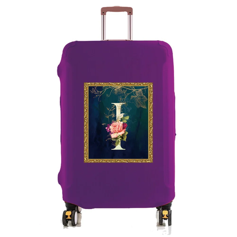 Fundas protectoras para equipaje de maleta de viaje, cubierta antipolvo reutilizable a prueba de arañazos, serie con patrón de flores, en stock