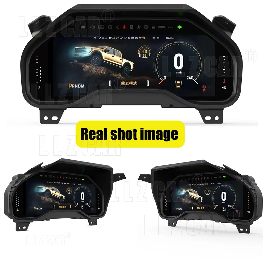 

Virtual Cockpit for F150 Raptor 2009-2020 12.3'' All-in-One Digital Instrument Cluster Plug and Play OBD Interface LCD Upgrade