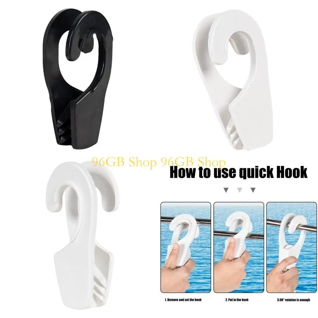 

96GB Boat Clips Adjuster Clip Boat Bumper Clips Square Anchoring Clips