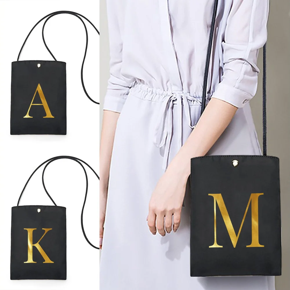 Mobile Phone Bag Fashion Multifunctional Key Bags Single Shoulder Phone Pack Letter Series Women Simple Crossbody Bag