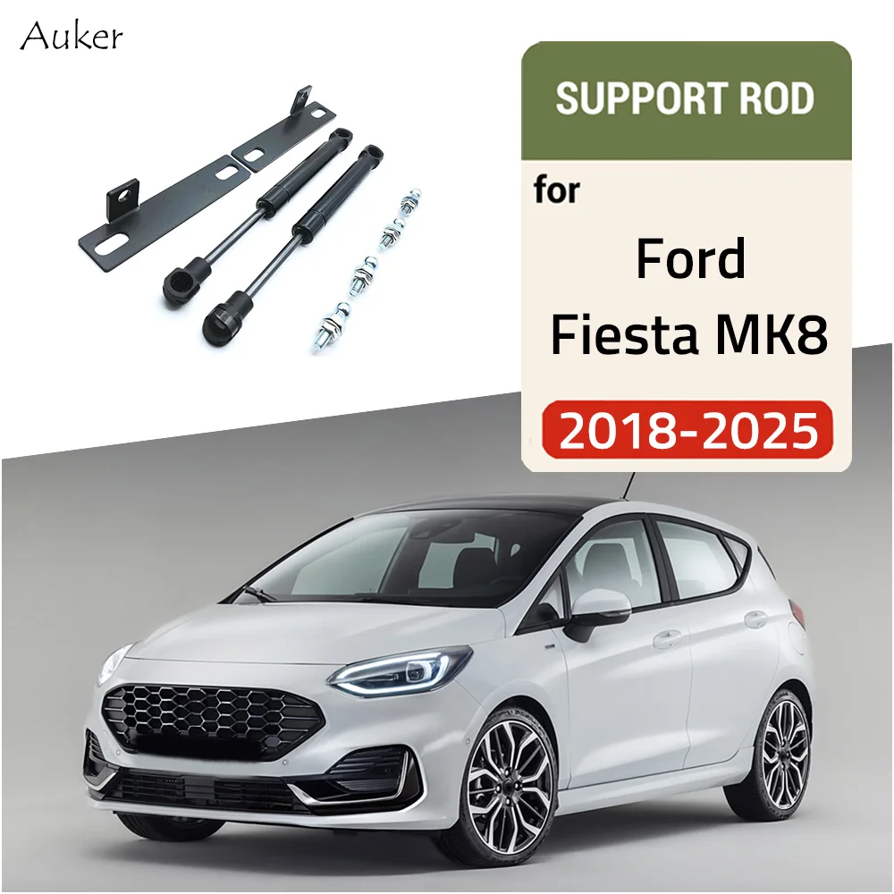Estilo do carro reequipamento capô gás choque elevador strut barras suporte haste acessórios para ford fiesta mk8 st 2018-2025