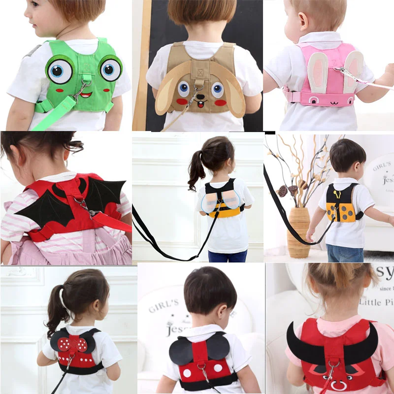 Toddler Harness Leashes Walking Wristband Safety Backpack for Toddlers Child Baby Cute Assistant Strap Belt for Kids Girls