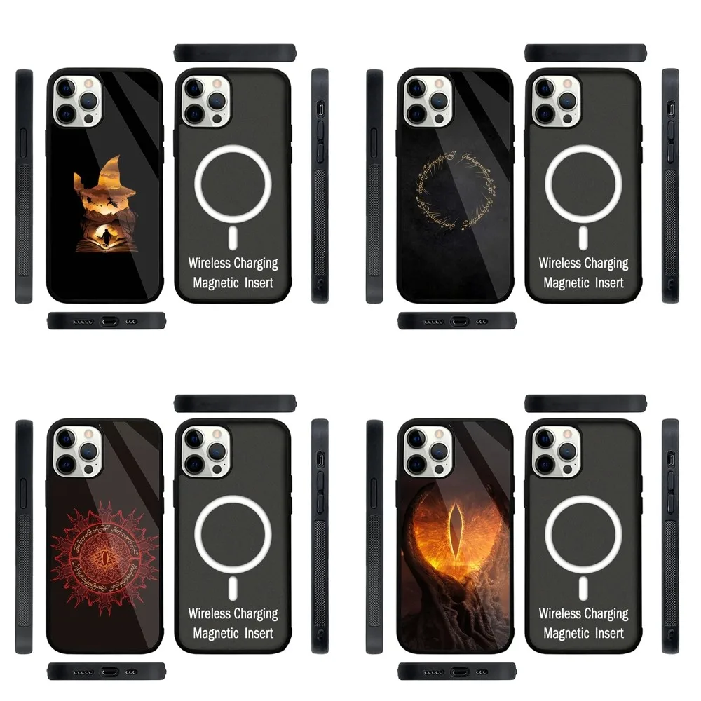 The L-Lord of the R-Rings Phone Case Strong Magnetic For IPhone 15,14,13,Pro,Max,Plus,11,12,Mini For Magsafe Wireless Charging