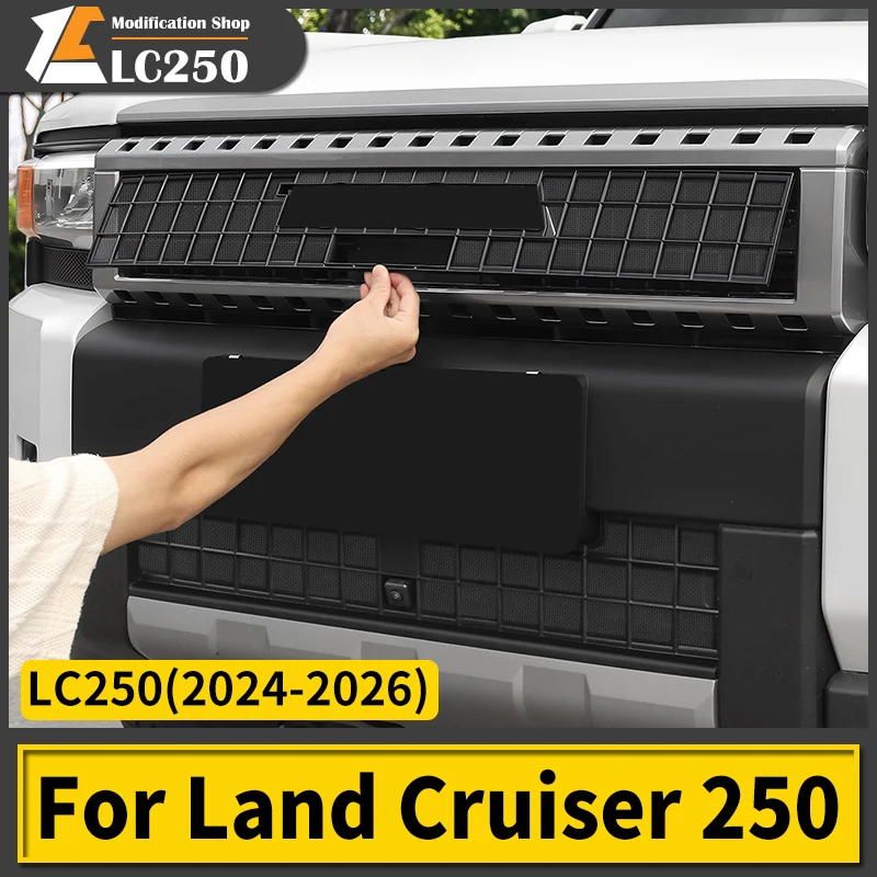 For Toyota 2024-2027 Land Cruiser 250 Prado LC250 Grille Mesh Guard Anti Insect Stone Easy Clip-On Installation Auto Accessories