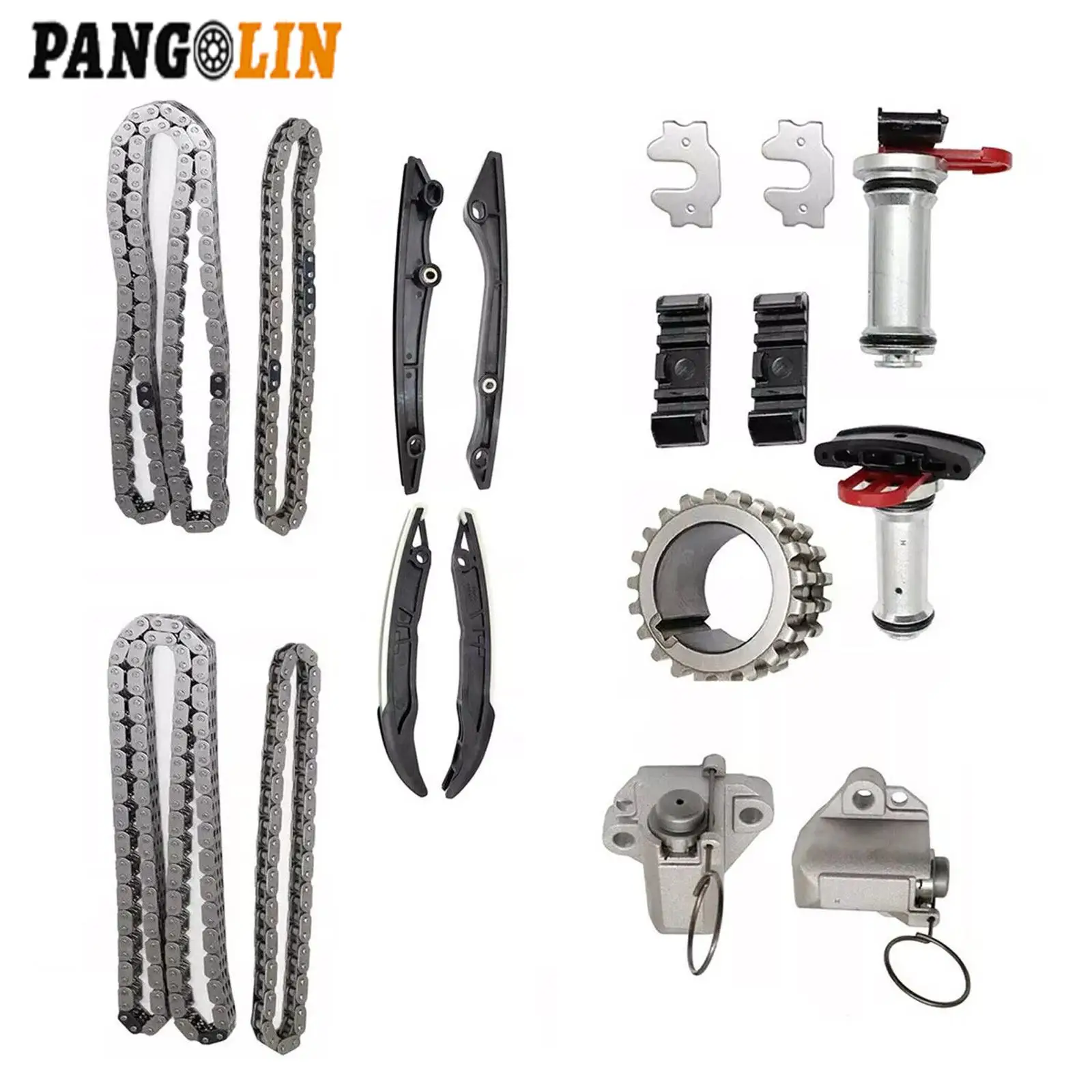 

BR3Z6K254A 1 комплект цепи ГРМ двигателя для Ford Mustang F-150 5,0 2018-2020, аксессуары для двигателя автомобиля, запасные части