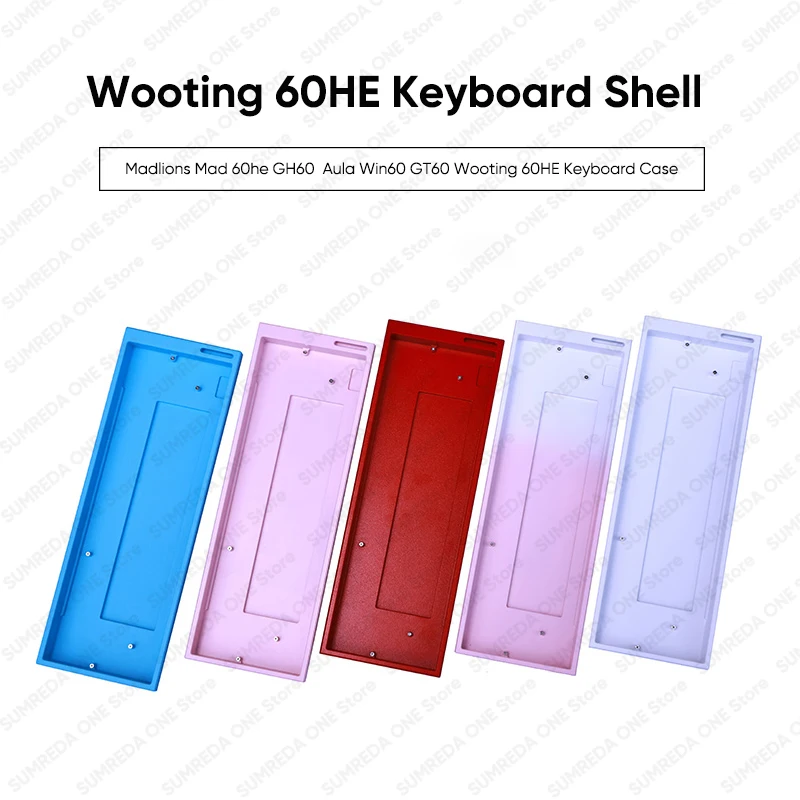

Алюминиевый корпус клавиатуры с ЧПУ Wooting 60HE GH60, 60% раскладки клавиш, чехол для клавиатуры для механической клавиатуры Mad 60he Raven61 Win60 GT60