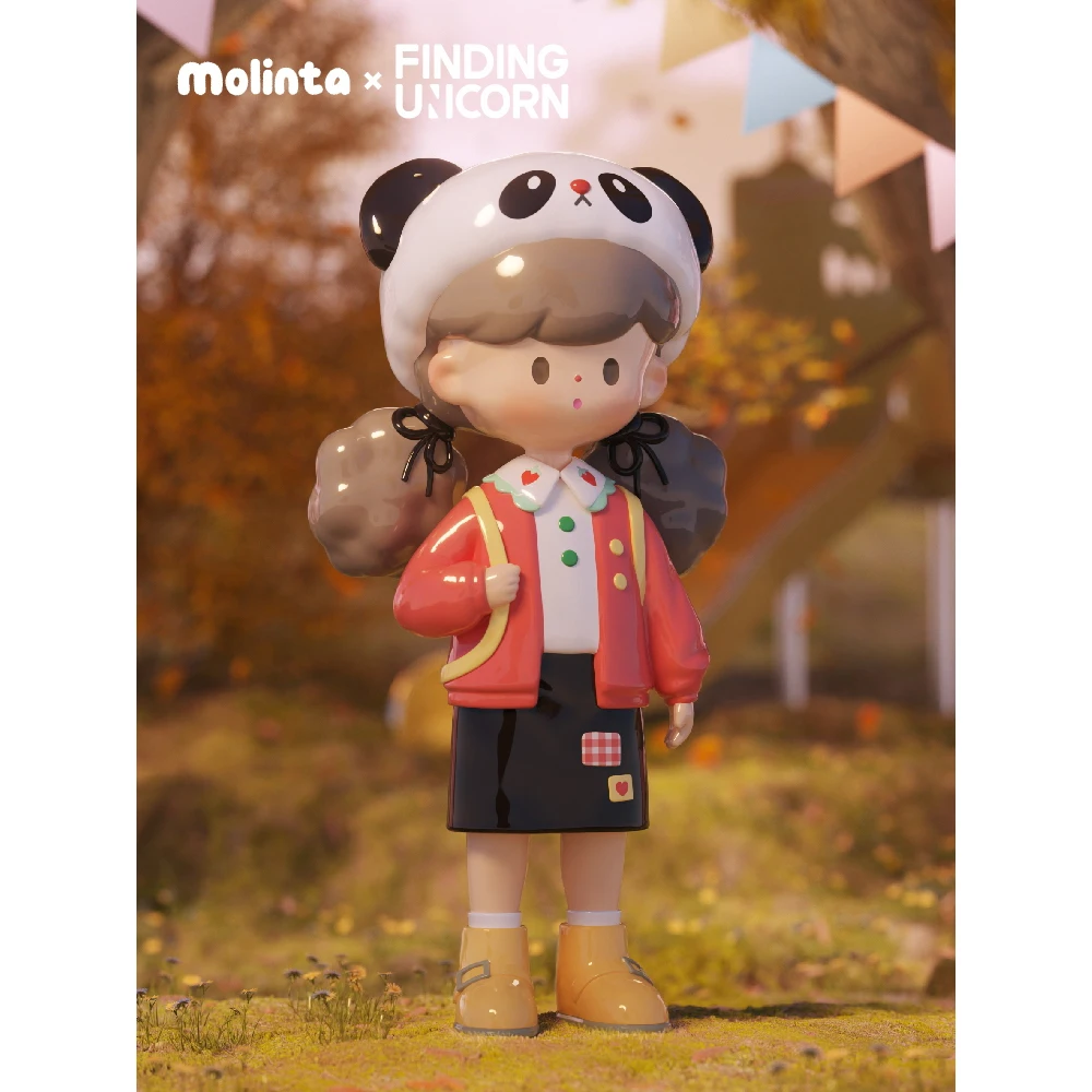 

Anime Figure Molinta Party Animal Series Blind Box Guess Bag Mystery Box Toys Doll Cute Desktop Ornaments Gift Collection