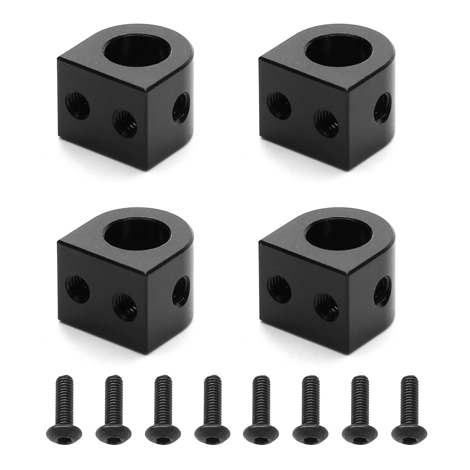 4 Uds LCG centro de gravedad inferior soporte de poste de cuerpo de Metal para Axial SCX10 I II III 1/10 coche trepador de control remoto Capra piezas de mejora