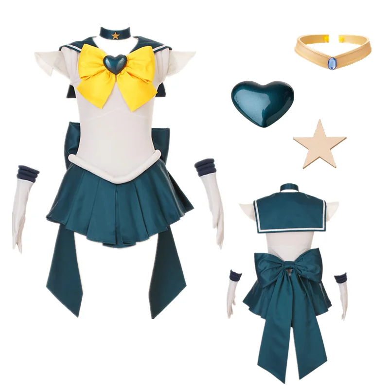 Anime Cosplay Sailor Stars Uranus Tenoh Haruka Supers versión del traje de batalla