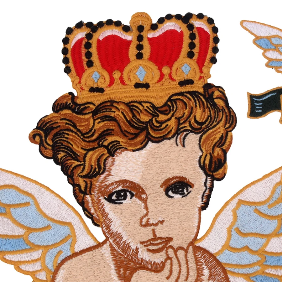 Large Angel Wings Patches Embroidery Applique Brand Fashion Show Patches Jacket Scrapbooking