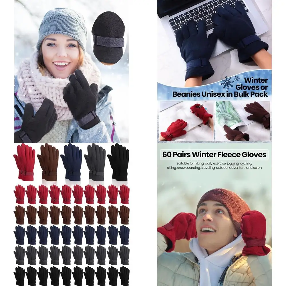 قفازات صوف ناعمة للرجال والنساء - دافئة ومريحة ومثالية للقيادة في الطقس البارد والرياضة #1