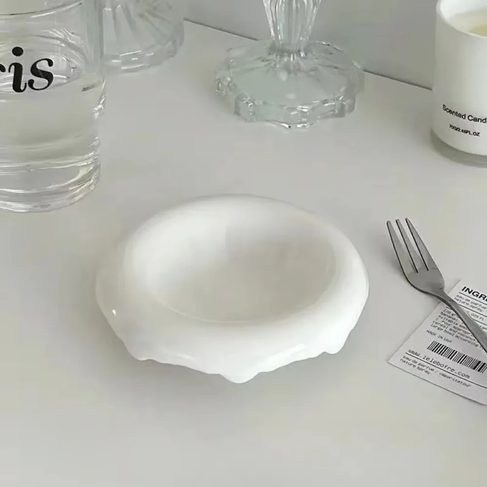 New Nordic Flavor Ceramic Sauce Bowl Heart Flowers Shaped Mini Snack Dip Seasoning Plate Snack Dip