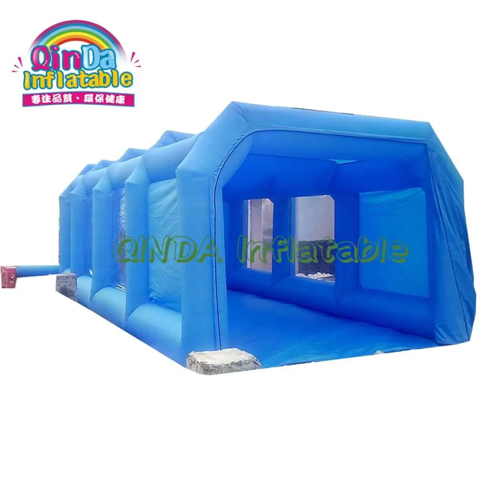 

26 футов длинная надувная покрасочная камера для распыления краски для продажи покрасочная покрасочная камера для автомобиля с фабрики Гуанчжоу