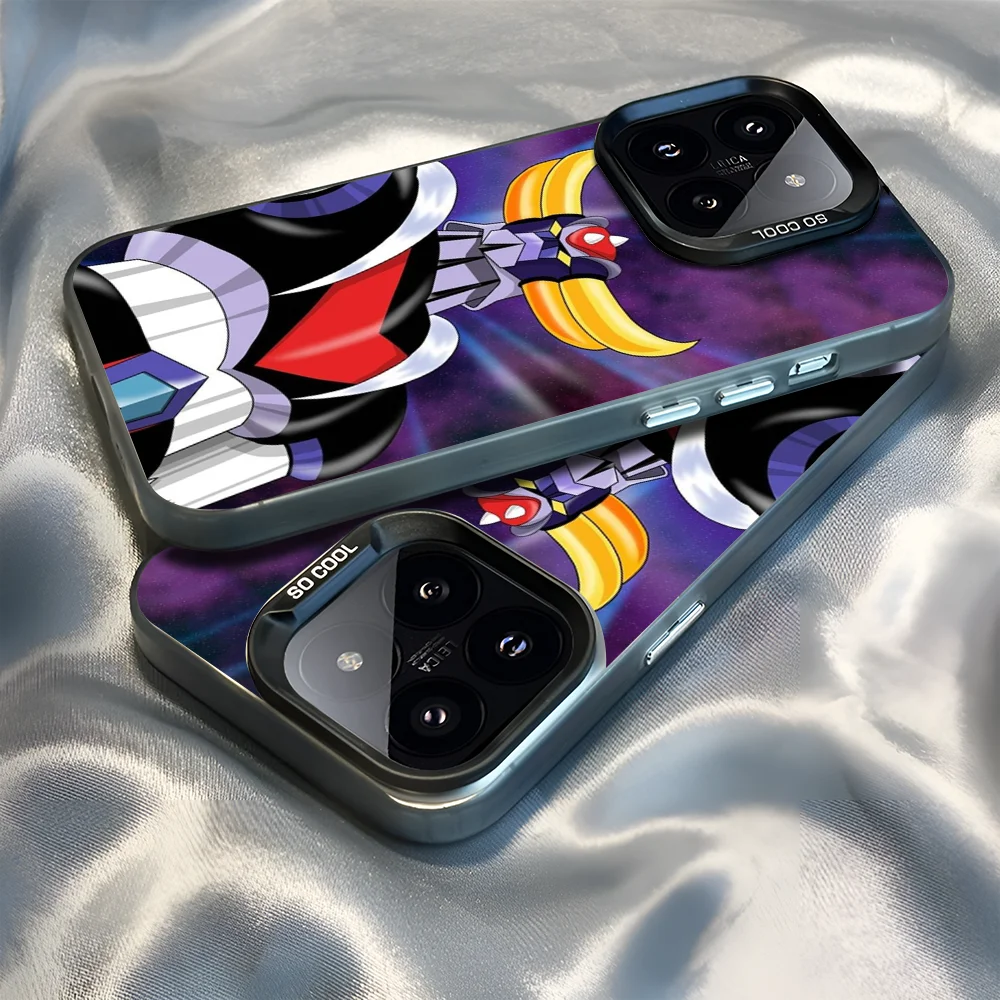 Epc UFO Robot Goldorak Phone Case IMD Phone Case For IPhone 16 15 14 13 12 11 Pro Max Plus Color Silver Cover