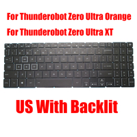 Backlit US Keyboard For Thunderobot Zero Ultra Orange (JT0094E09RU) Zero Ultra XT (JT009DE09RU) Black With New