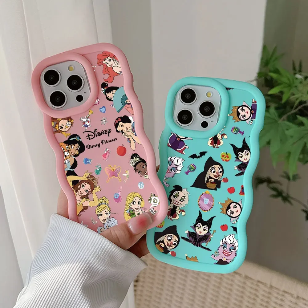 Cute New Evils Queens Disney Princess Phone Case for Samsung S24 S23 S22 S21 S20 FE Ultra J7 Pro Prime 5G Soft Silicone Cover