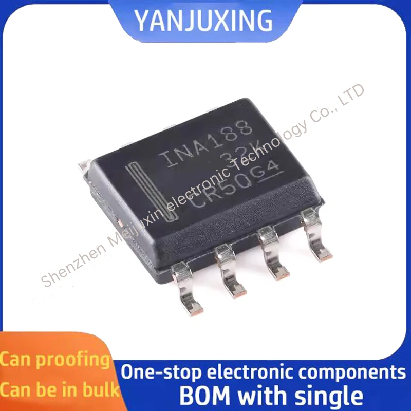 1 ~ 5 teile/los ina188idr ina188 SOIC-8 instrument verstärker chip auf lager