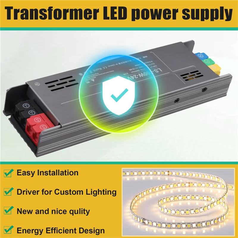 Trasformatore interruttore LED A95G Alimentatore LED Trasformatore di illuminazione Alimentatore driver dimmerabile 24V300w