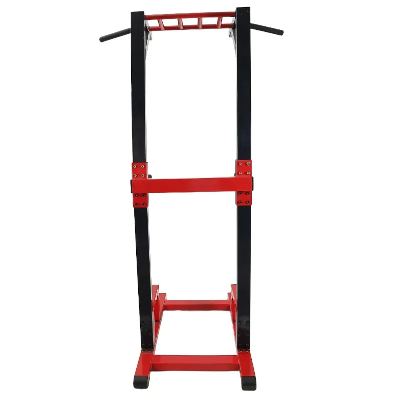 Multifunctional Power Tower With Squat Rack, Adjustable Frame For Pull Up And Dip Training Indoor Home Gym