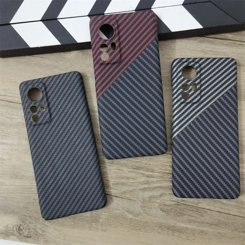 For Xiaomi Mi 12T 12 Pro Case Hard carbon fibre Slim Protective Back Cover For Xiaomi Mi 12S Pro 12S Ultra 12X Full Cover Shell