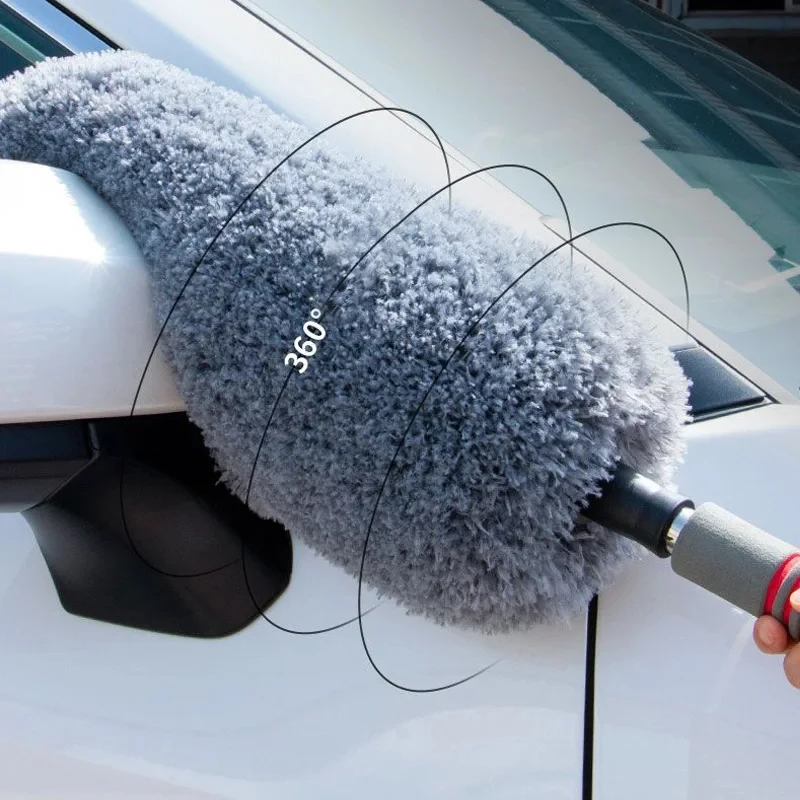 Car Dusting Brush Telescopic Car Cleaning Tool Microfiber Brush Clean Tools For Auto Cleaning Dust Divine Wet/Dry Car Mop