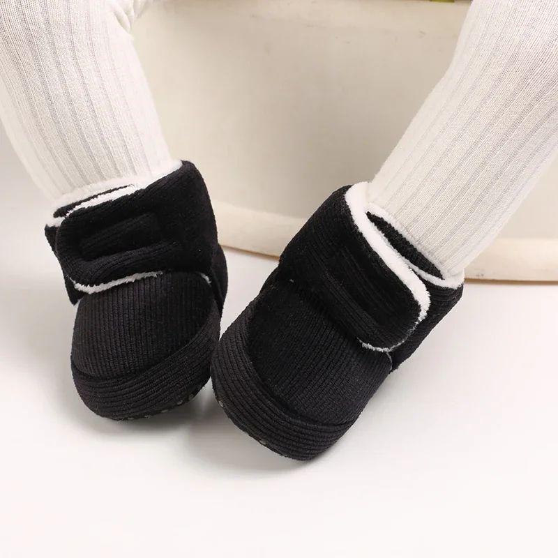 Winter Baby Baumwolle Schuhe Dicke Plüsch Schnee Stiefel Weiche Casual Wanderschuhe für 0-18 Monate Alt Bequeme Kleinkind Schuhe – Detail 18
