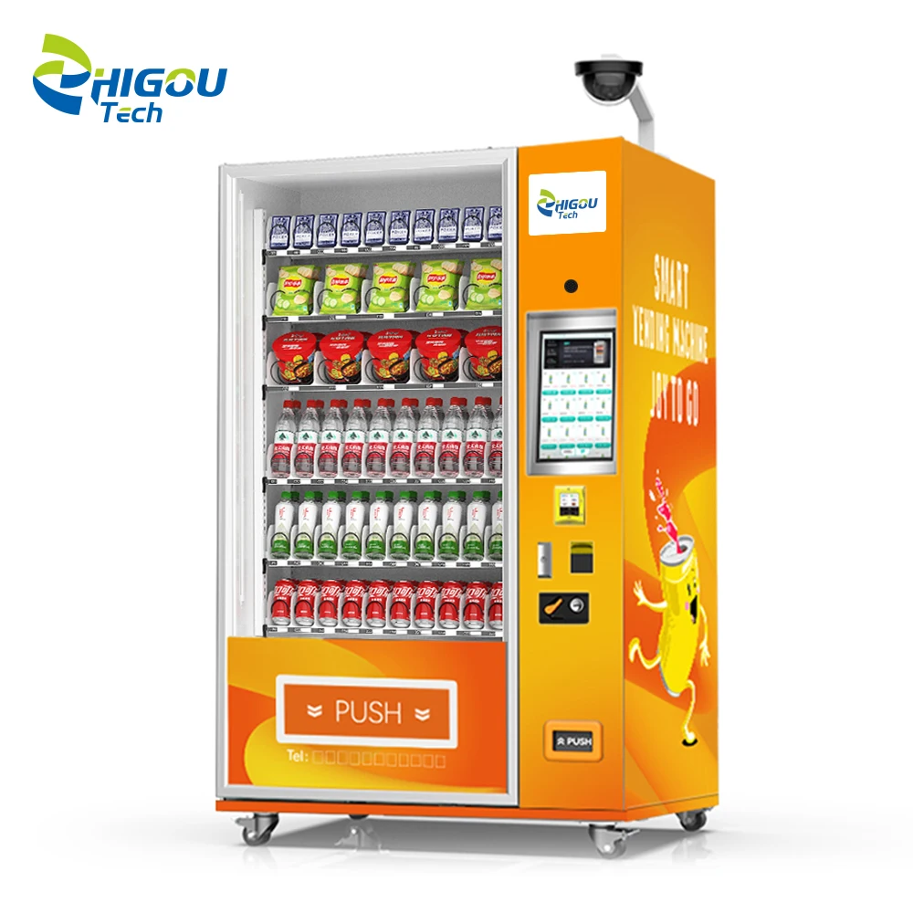 

Smart Touchscreen Vending Machines For Snacks Beverages And Daily Necessities Ideal For Unmanned Stores And Side Businesses