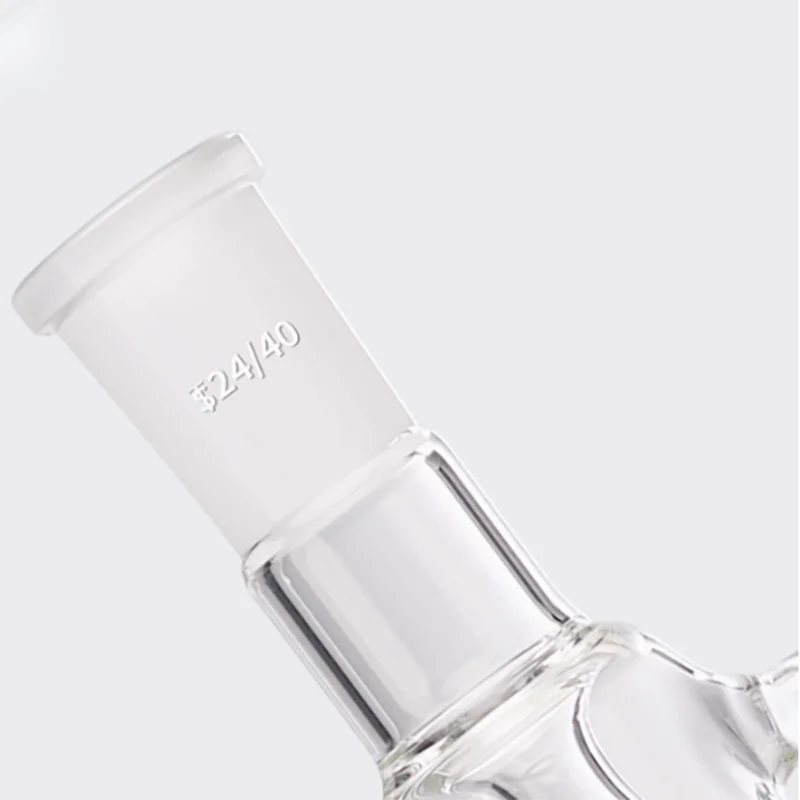 อุปกรณ์รีflow ห้องปฏิบัติการคอนเดนเซอร์ทรงกลม คอนเดนเซอร์แก้ว borosilicate สูง พอร์ตการสึกหรอมาตรฐาน ทนต่ออุณหภูมิสูง