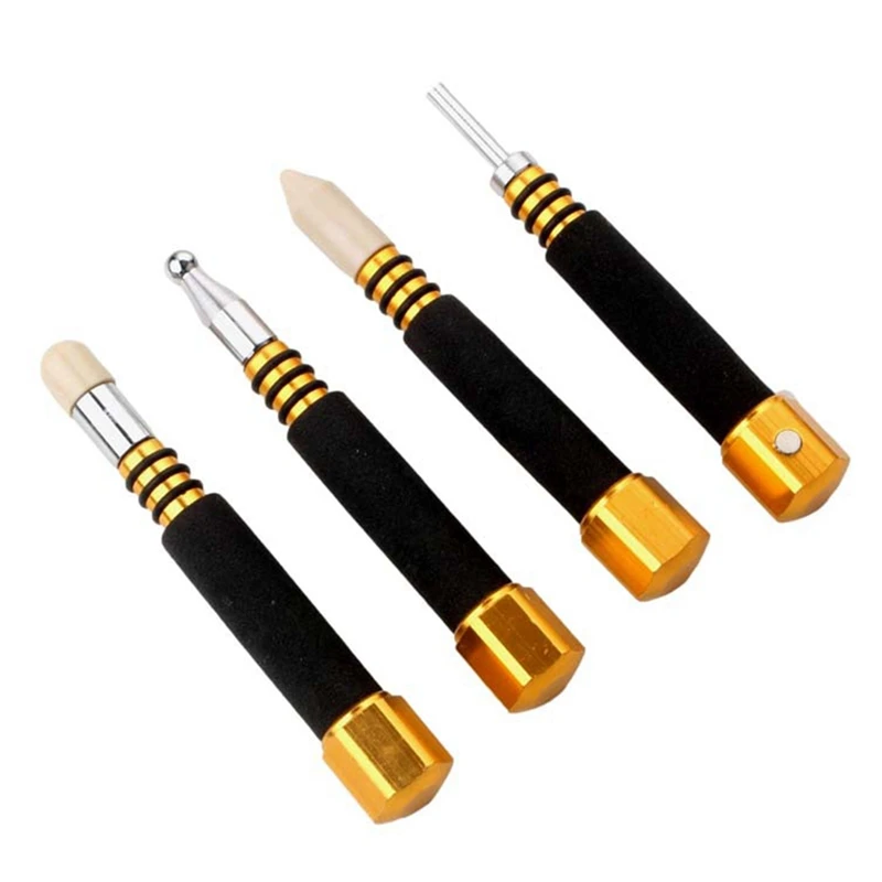 Anti-Slip Car Body Dent Repair Tool Removable Pen Shape Traceless Repair Tool Automobile Body Dent Removal 4Pcs