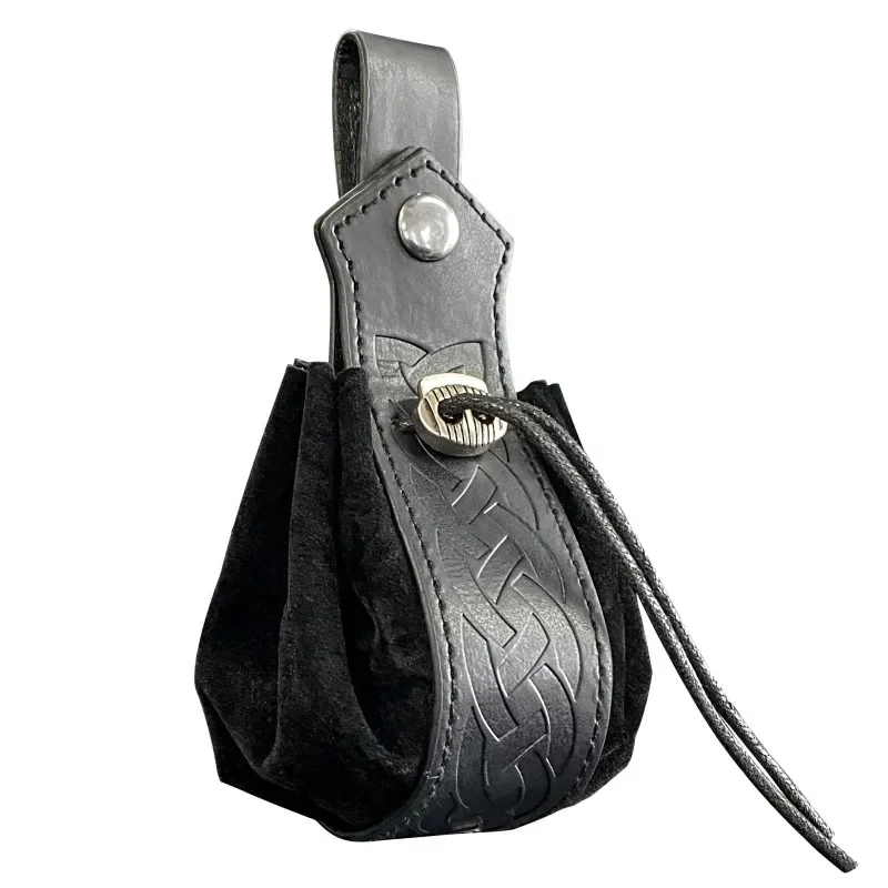 Viking-style Medieval Pouch That Can Be Hung On a Belt, Men's Coin Purse, High-quality Retro Waist Bag, Cool and Handsome Style