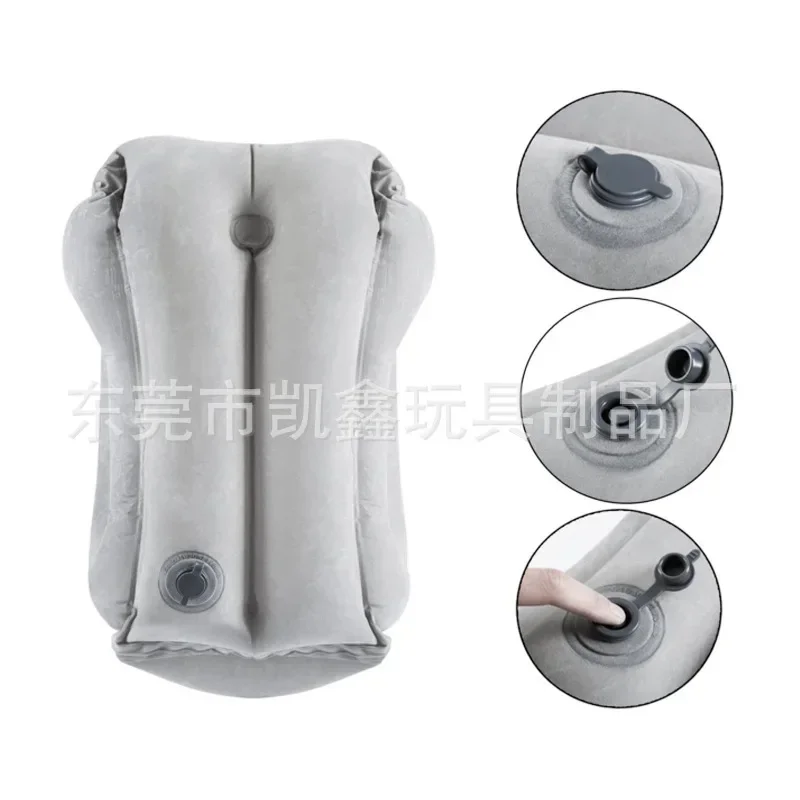 

PVC Inflatable Travel Sleeping Pillow Portable Cushion Neck Pillow Resting Pillow On Airplane Car Bus Head Support