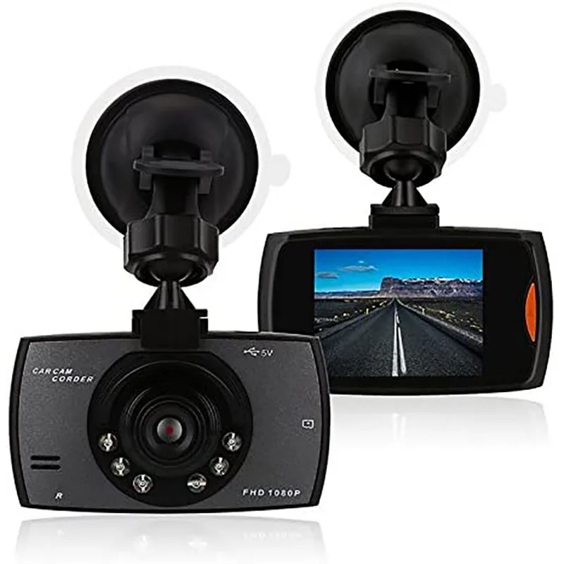 G30 Driving Recorder 6 LED Car DVR Camera Dash Cam Video 1080P 2.2Inch LCD Display G-Sensor Night Vision Vehicle Camera