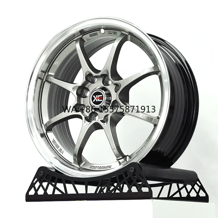

For Factory Direct 4*100 Design 15 Inch 4-Lug Passenger Car Wheels High Performance Alloy Rim PCD for Toyota Spark Myvi Jazz