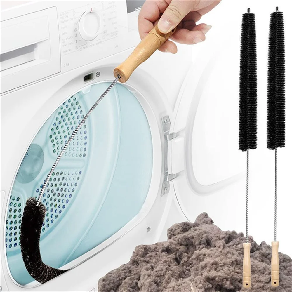 2pcs Long Radiator Cleaner Brush Strong and Flexible Cleaning Radiator Brush for Radiator & Dryer Lint & Washing Machine