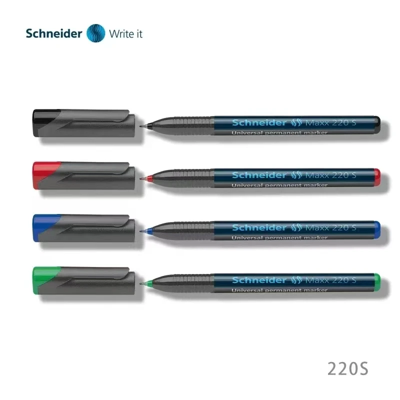 

1 шт., маркер немецкого производства Schneider 220S/222F/224M, экологически чистый маркер, ручка с разными моделями искусственных перьев, дополнительная ручка для жирной пленки