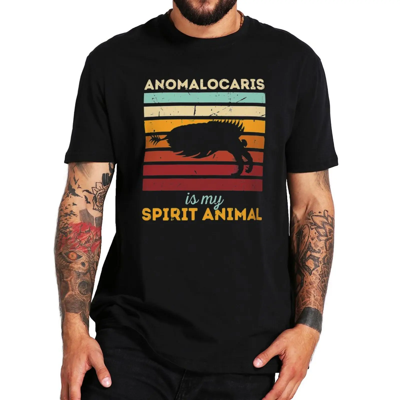 Anomalocaris Is My Animal Spirit T Shirt Retro Paleontology Lovers Gift Graphic Tshirts 100% Cotton Soft Unisex O-neck Tee Tops