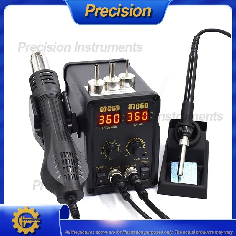 2026 محطة إعادة العمل لحام التحكم في درجة الحرارة الرقمية لإصلاح الهاتف المحمول مع مجموعة فوهة ثابتة #1