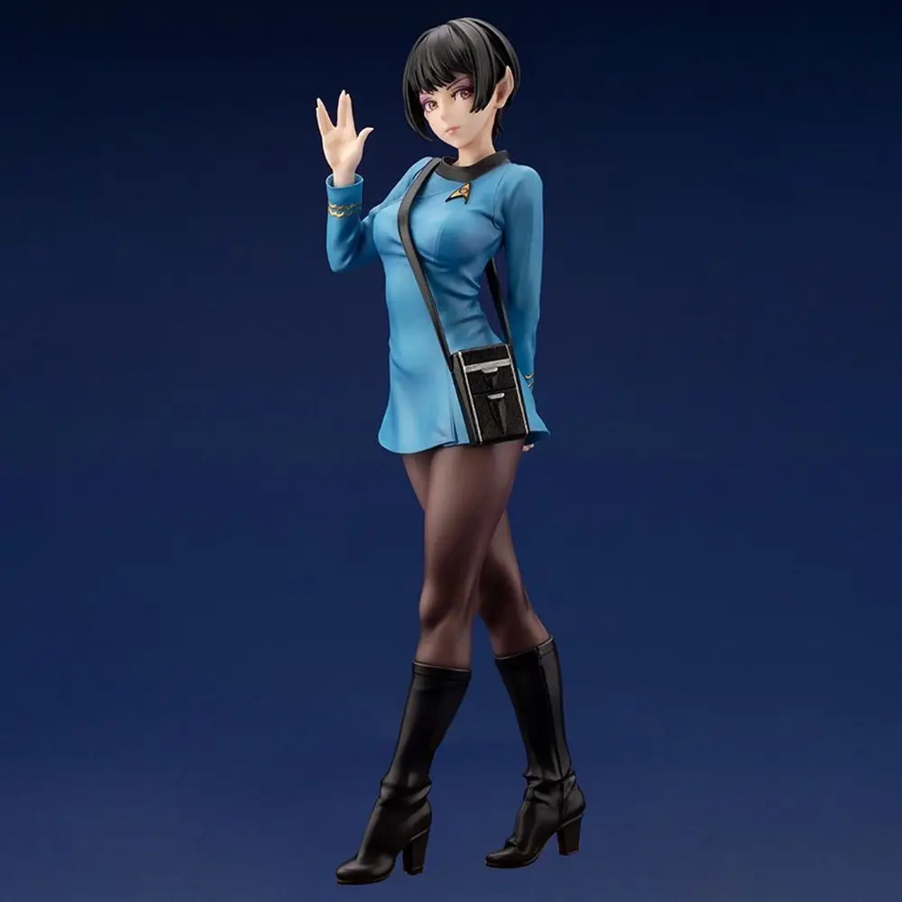 20cm Star Trek Figure Vulcan Anime Girl Figure Bishoujo Science Officer Command/Medical Officer Action Figure Model Doll Toy